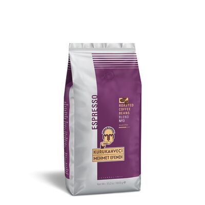 Mehmet Efendi Espresso No.3 Çekirdek Kahve 1000gr