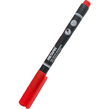 Metapin Permanent Asetat Kalemi 0.5mm Kırmızı S
