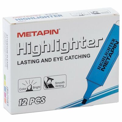 Metapin Fosforlu Kalem Mavi