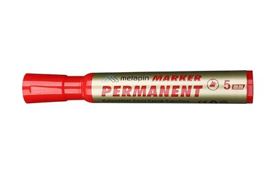 Metapin Permanent Marker Kesik Uç Kırmızı - 1