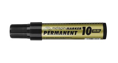 Metapin Permanent Market Yuvarlak Uç Siyah