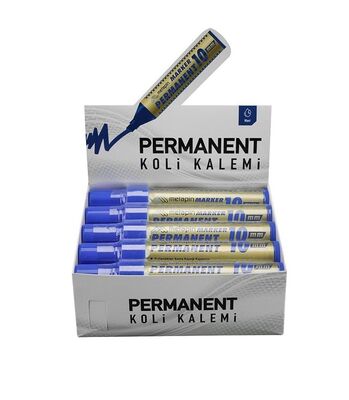 Metapin Permanent Market Yuvarlak Uç Mavi