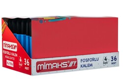Mimaks Fosforlu Kalem HL-7936 36 lı - Thumbnail