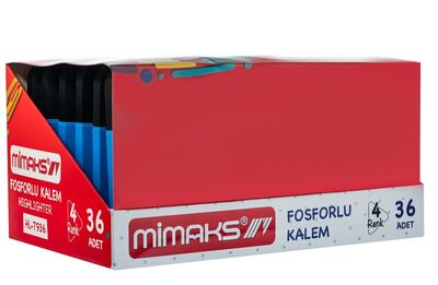 Mimaks Fosforlu Kalem HL-7936 36 lı