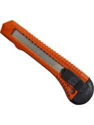 Mimaks Maket Bıçağı Plastik Kasa Çelik Bıçak Geniş 18mm C-2 - Thumbnail