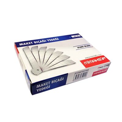 Mimaks Maket Bıçağı Yedeği Geniş 18mm-0.50mm SP-50