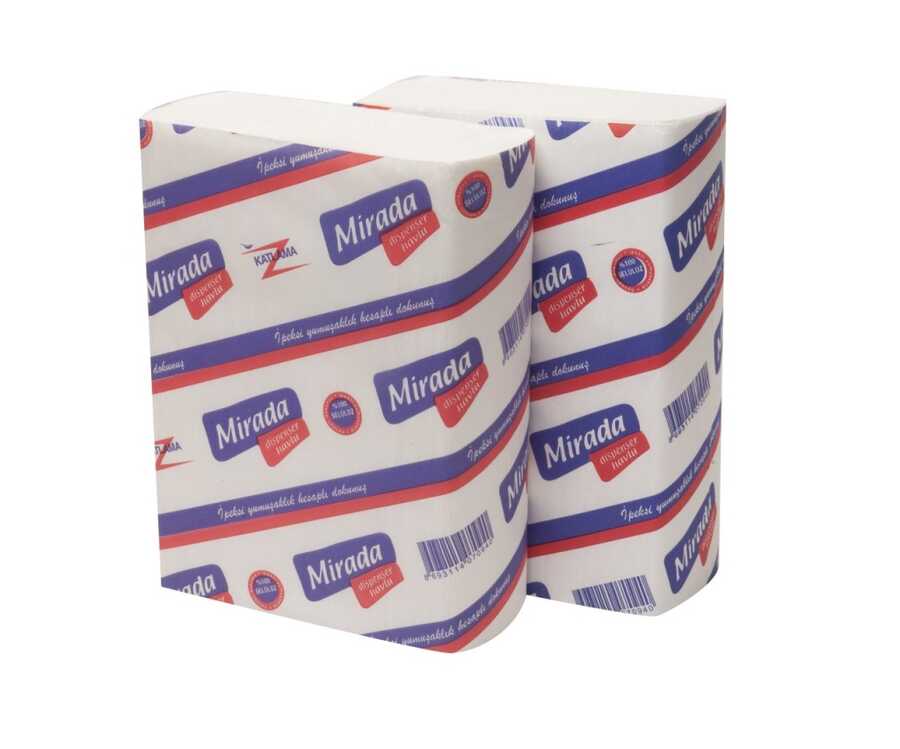 Mirada Havlu Z Katlı 20x20 200 Lü  12 Paket