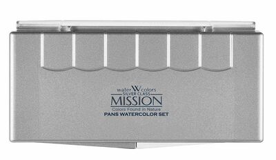 Mission Suluboya Silver Tablet Pıgment 12li 5012