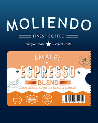 Moliendo Çekirdek Amalfi Espresso Blend Kahve 1000gr