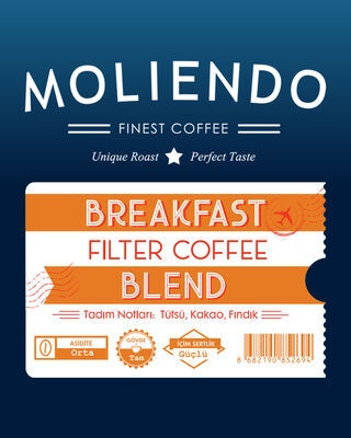 Moliendo Filtre Breakfast Blend Filtre Kahve 1000gr