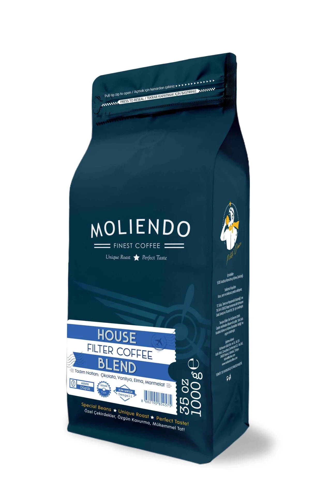 Moliendo Filtre House Blend Filtre Kahve 1000gr