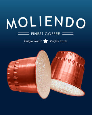 Moliendo Kapsül No:8 Nespresso Uyumlu Alüminyum Kapsül 10 Adet