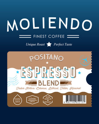 Moliendo Çekirdek Positano Espresso Blend Kahve 1000gr