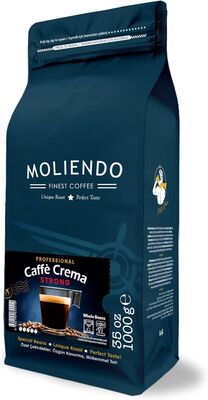 Moliendo Çekirdek Kahve Professional Caffe Crema Strong 1 kg