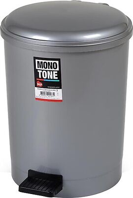 Mono Tone Çöp Kovası Pedallı No:0 3 lt Gri BO181