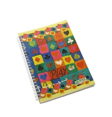 Mopak Defter A5 Spiralli Karton Kapak Çizgili 72yp