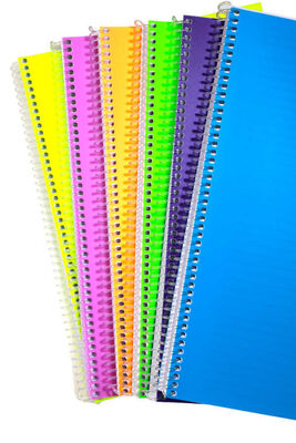 Mopak Defter A5 Spiralli Pp Kapak Düz Neon 60yp