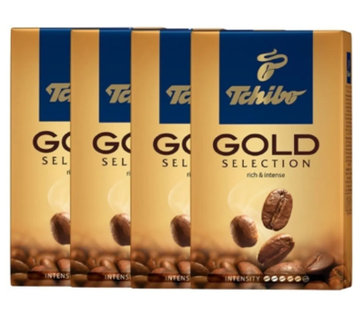 4 Adet Tchibo Gold Selection Öğütülmüş Filtre Kahve 250gr