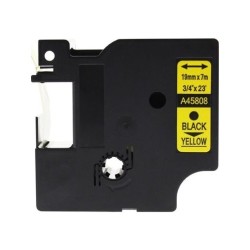 Etiketim - Muadil D1 Yedek Şerit 19mmx7m Sarı/Siyah 45808 Etiketim - Muadil D1 Yedek Şerit 19mmx7m Sarı/Siyah 45808