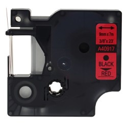 Etiketim - Muadil D1 Yedek Şerit 9mmx7m Kırmızı/Siyah 40917 Etiketim - Muadil D1 Yedek Şerit 9mmx7m Kırmızı/Siyah 40917