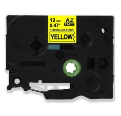 Etiketim - Muadil P-Touch TZ-tape 12mm Etiket Sarı-Siyah 12TZE631 Etiketim - Muadil P-Touch TZ-tape 12mm Etiket Sarı-Siyah 12TZE631
