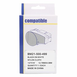 Muadil Brady BM21-500-499 Black on White - Thumbnail