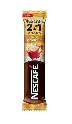 Nescafe 2si1 Arada Sütlü Köpüklü 10gr 48 li 