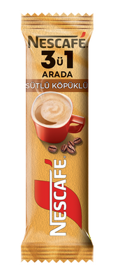 Nescafe 3ü1 Arada Sütlü Köpüklü 17.4gr 72'li