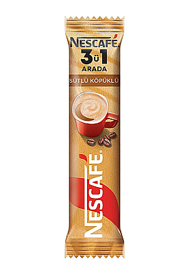 Nescafe 3'ü 1 Arada Sütlü Köpüklü 17.4gr 72'li - 2
