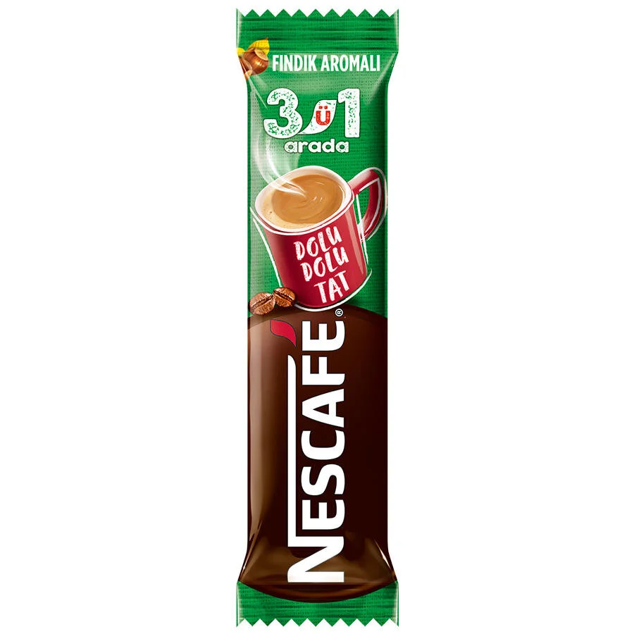 Nescafe Fındık Aromalı 3ü1 Arada 17gr 48 li