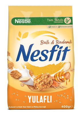 Nestle Nesfit Ballı Bademli Tam Tahıl ve Pirinç Gevreği 400gr