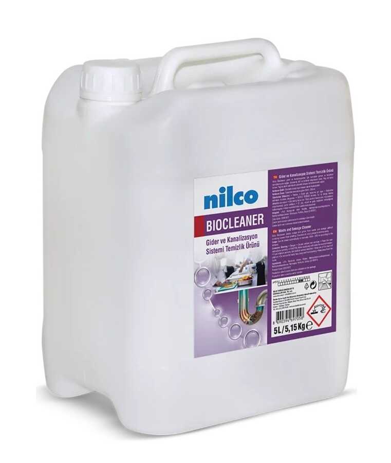 Nilco Bio Cleaner Gider Ve Kanalizasyon Sistemi Temizlik Ürünü 5 kg 32001672