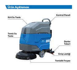 Nilco Flex 50/55 BT Zemin Bakım Makinesi - Thumbnail