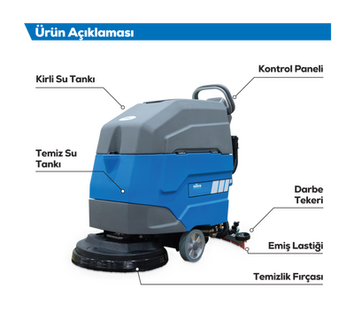 Nilco Flex 50/55 BT Zemin Bakım Makinesi