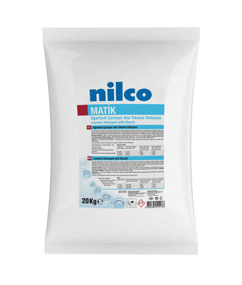 Nilco Matik Ağartıcılı Ana Yıkama Deterjanı Toz 20 Kg  - 1