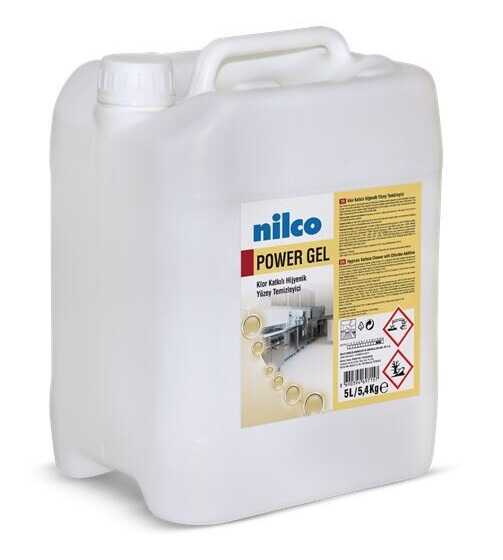 Nilco Power Jel Klorlu Yüzey Temizleyici 5 Lt 
