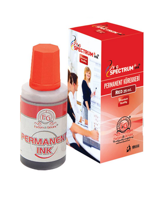 Nurgün FG Spectrum Beyaz Tahta Kalemi Mürekkebi 30ml Kırmızı