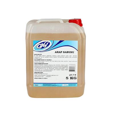 Oxy Sıvı Arap Sabunu 5kg