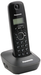 Panasonic KX-TG1611 Siyah Telsiz Dect Telefon 50 Rehber - Thumbnail