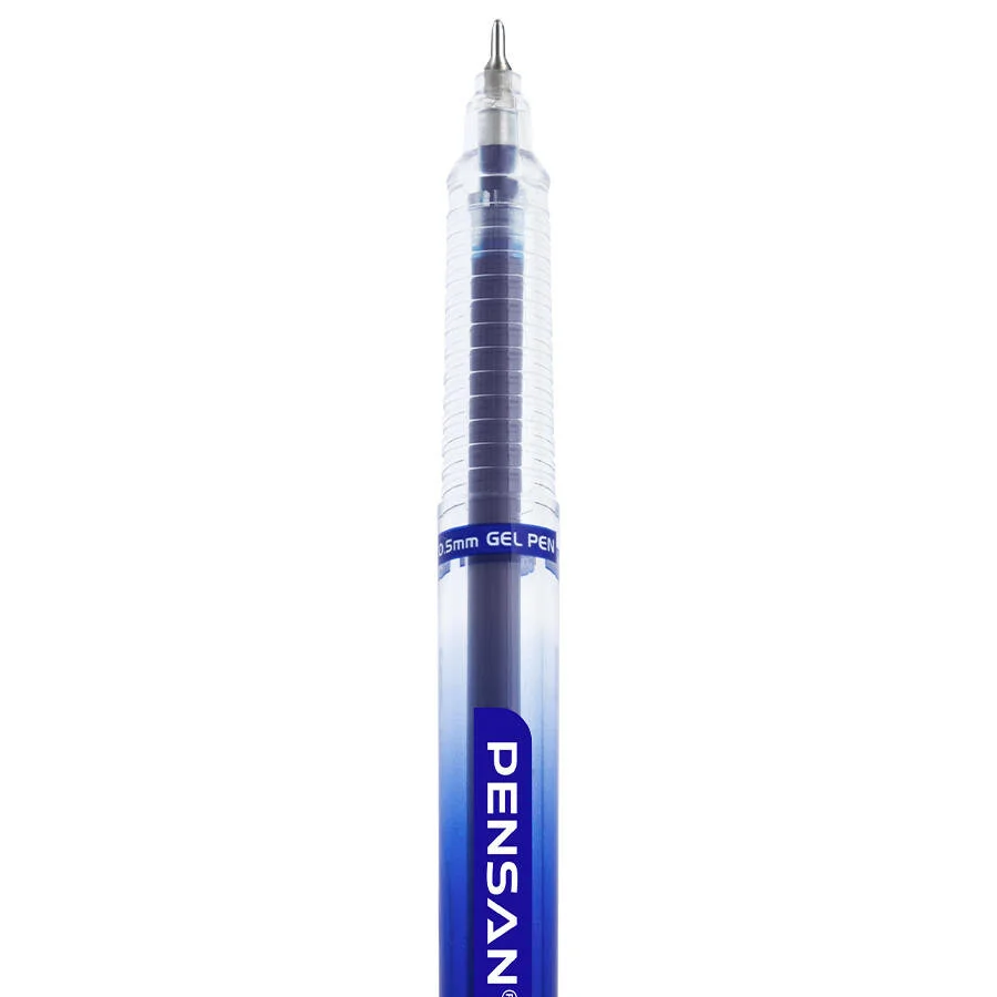 Pensan İmza Kalemi 0.5 My-King Jel Metal Klips Mavi 6405