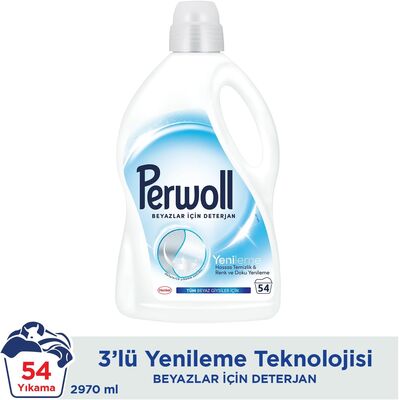 Perwoll Çamaşır Deterjanı Sıvı Beyaz 3 lt
