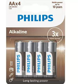 Philips Alkalin 4lü AA Kalem Pil LR6A4B/10