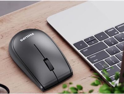 Philips SPK7317 2.4Ghz 1600Dpı Kablosuz Optik Mouse (10Mt)(Pil İçinde)(Açma Kapama Tuşlu)