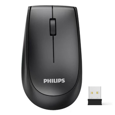 Philips SPK7317 2.4Ghz 1600Dpı Kablosuz Optik Mouse (10Mt)(Pil İçinde)(Açma Kapama Tuşlu)