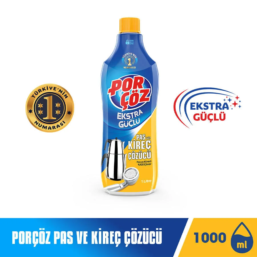 Porçöz Kireç ve Pas Sökücü 1 lt