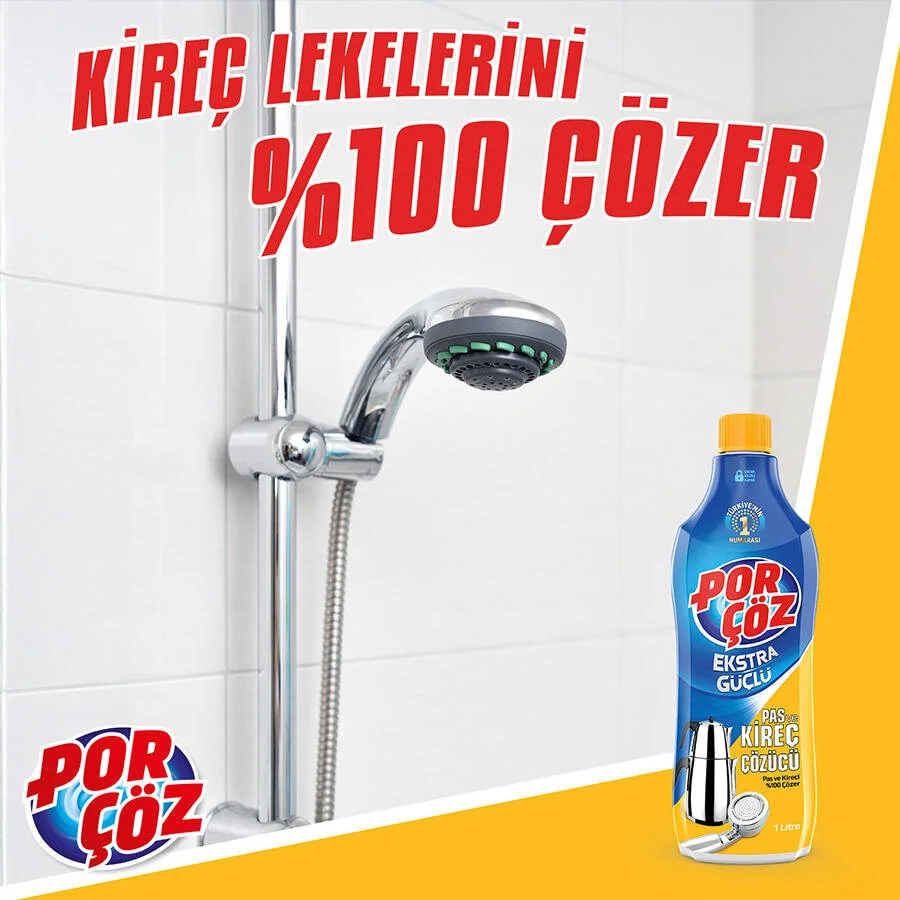 Porçöz Kireç ve Pas Sökücü 1 lt