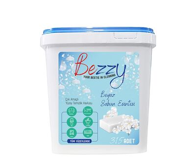 Promy P500 Bezzy Probox Beyaz Sabun Kokulu Alkollü Islak Mendil Kovası 