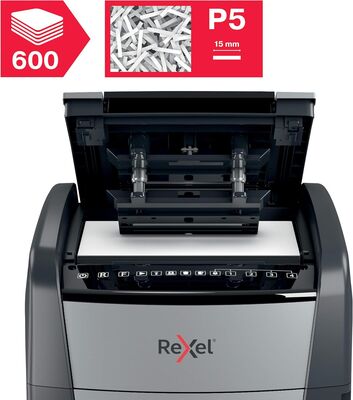 Rexel Evrak İmha Makinesi Otomatik Optimum Auto+600M EU 