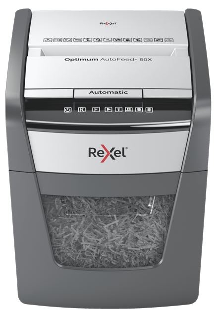 Rexel Optimum Auto+ 50x Eu Çapraz Kesim Otomatik Evrak İmha Makinesi