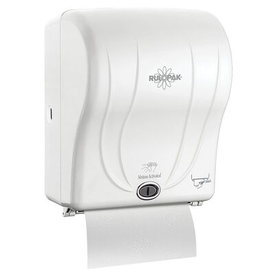 Rulopak Dispenser - Havlu Sensörlü 21cm Tranparan Beyaz R-1301